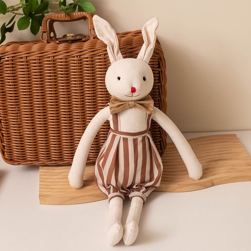 Poupée lapin en tissu à longues pattes | Douceur Champêtre