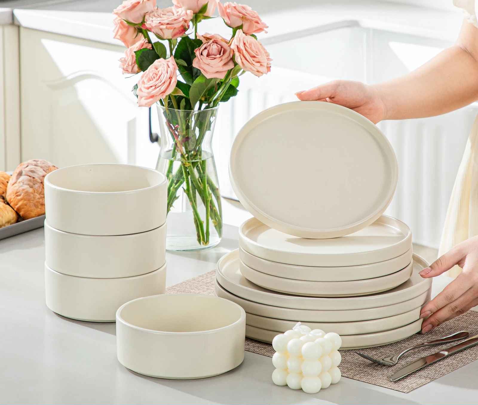 16 pieces service vaiselle
