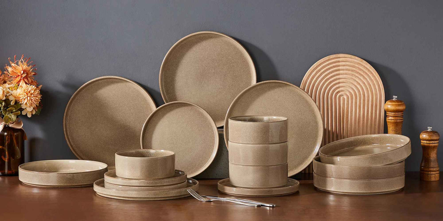 Service de table en grès Vancasso 16/32 pièces | Artisanal