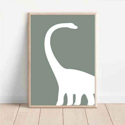 Affiche de tyrannosaure | Toile Enfant Dinosaure