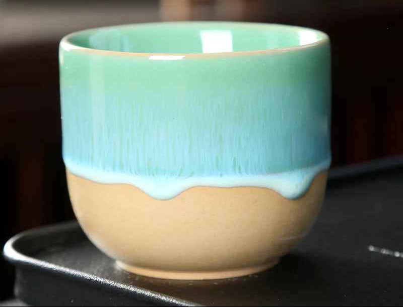 Tasses à café effet mer