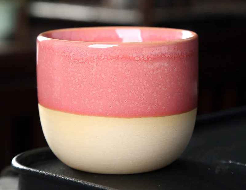 Tasses à café rose