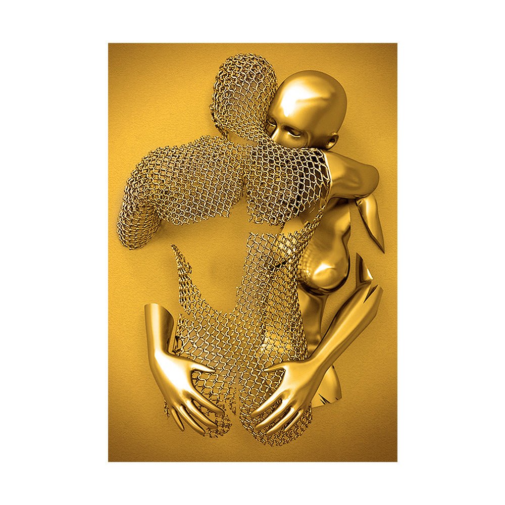 affiche homme femme art moderne