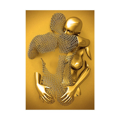affiche homme femme art moderne