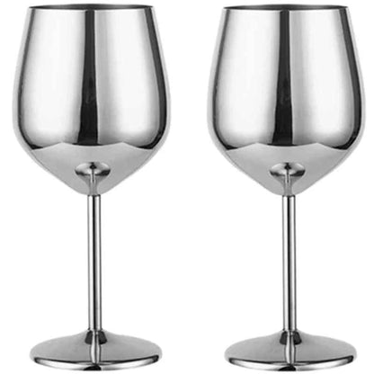 verre argent acier