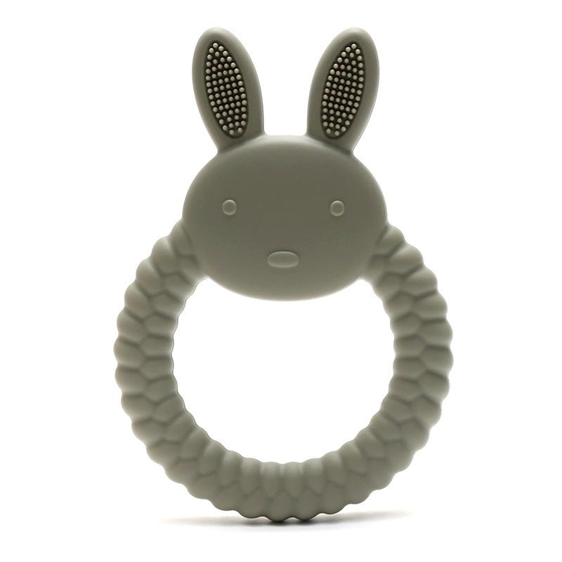 Anneau dentaire lapin silicone alimentaire | Sans BPA