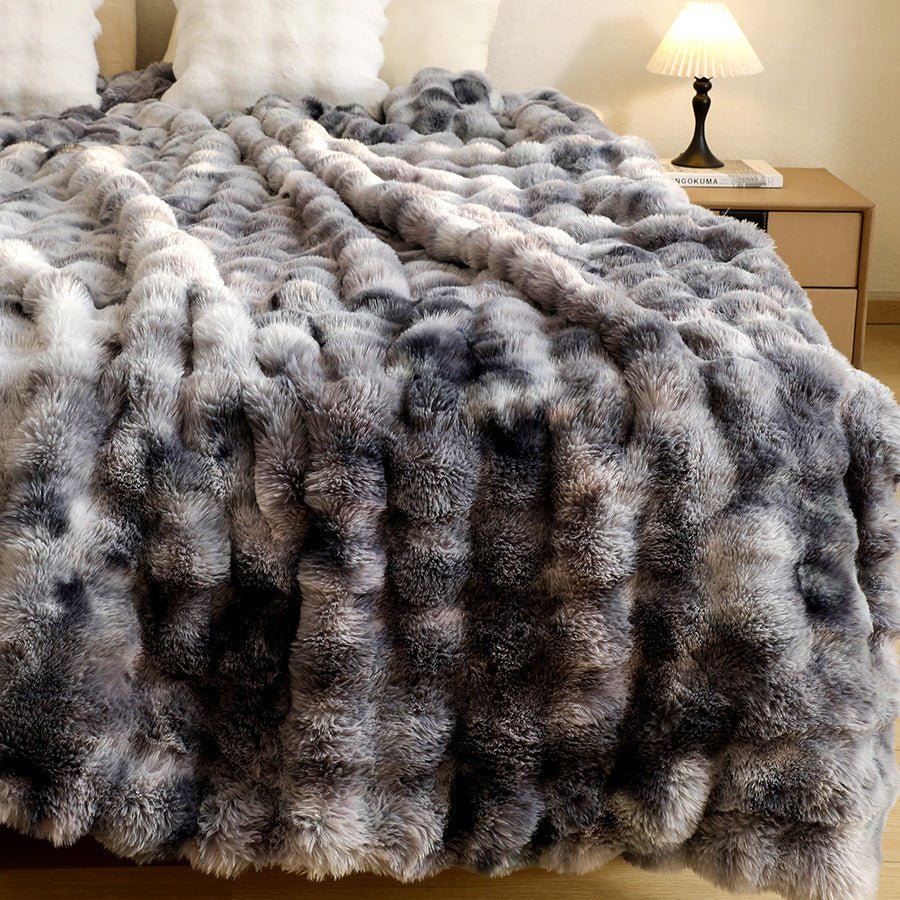 Couverture double face épaisse et chaude | Peluche Lapin