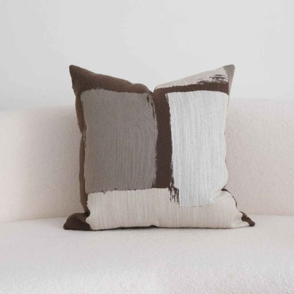 Housse de coussin | Jacquard Moka Vintage