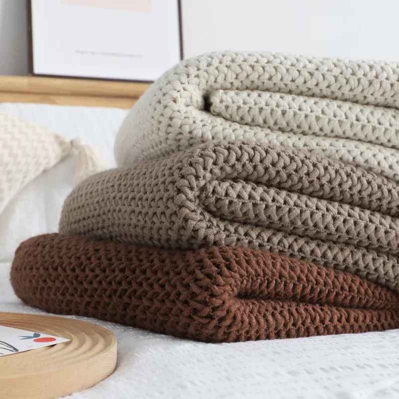 Couverture de jet américain en laine | Cocooning