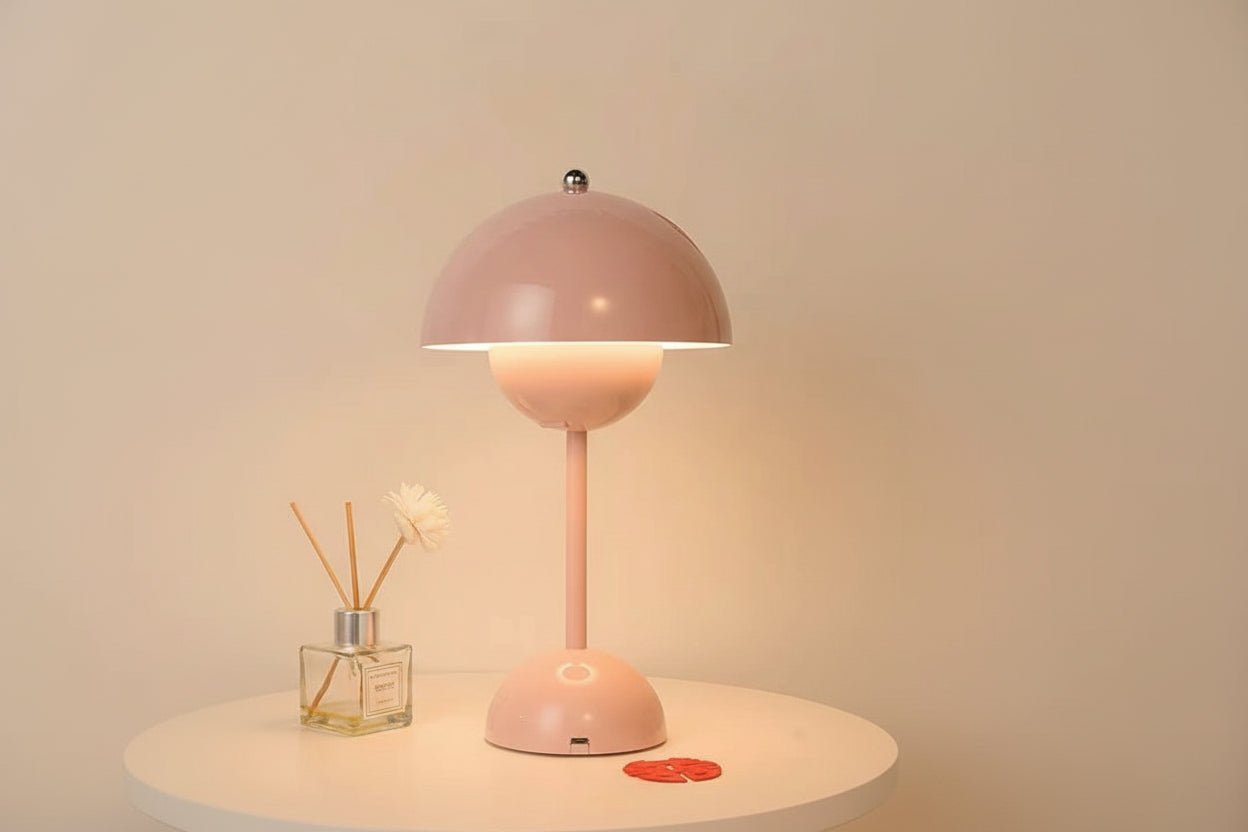 lampe rose