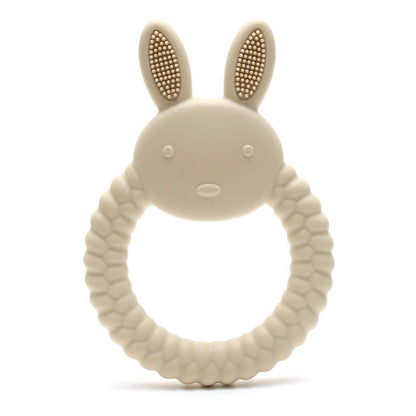 Anneau dentaire lapin silicone alimentaire | Sans BPA