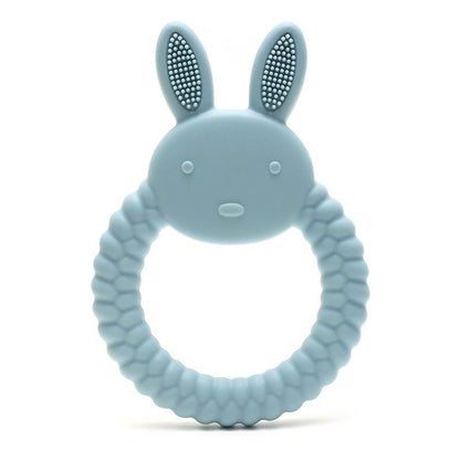 Anneau dentaire lapin silicone alimentaire | Sans BPA
