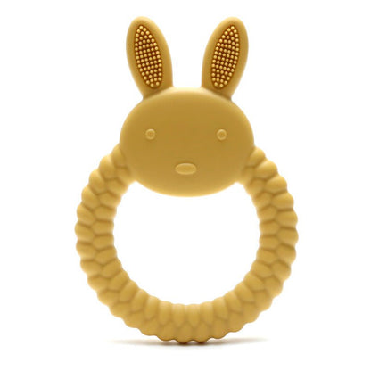 Anneau dentaire lapin silicone alimentaire | Sans BPA