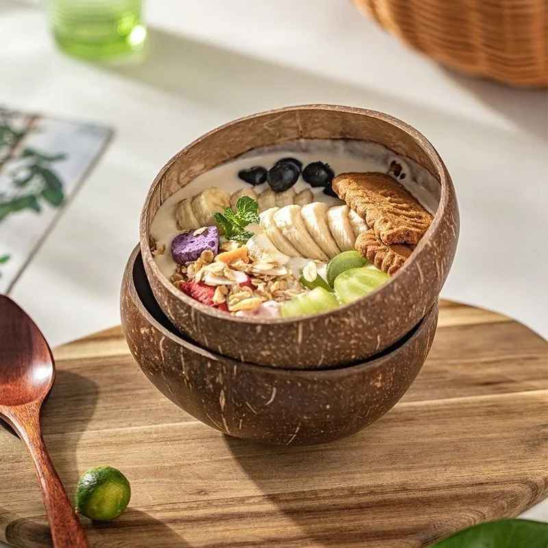 Bols en noix de coco naturelle | Artisanal éco-responsable