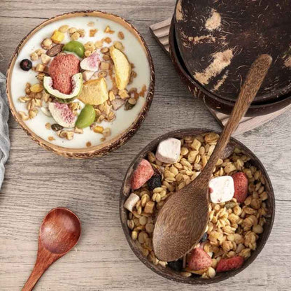 Bols en noix de coco naturelle | Artisanal éco-responsable