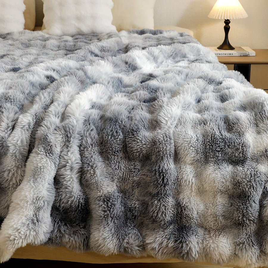 Couverture double face épaisse et chaude | Peluche Lapin