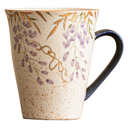 tasse peint or