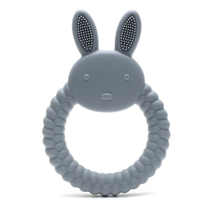 Anneau dentaire lapin silicone alimentaire | Sans BPA