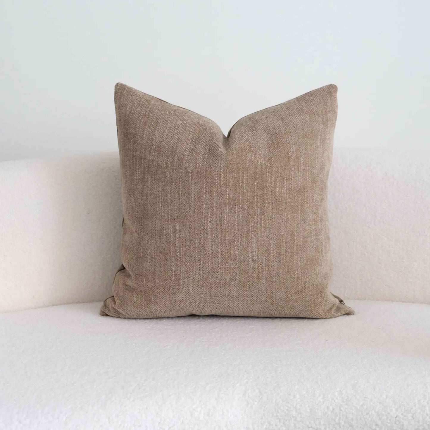 Housse de coussin | Jacquard Moka Vintage