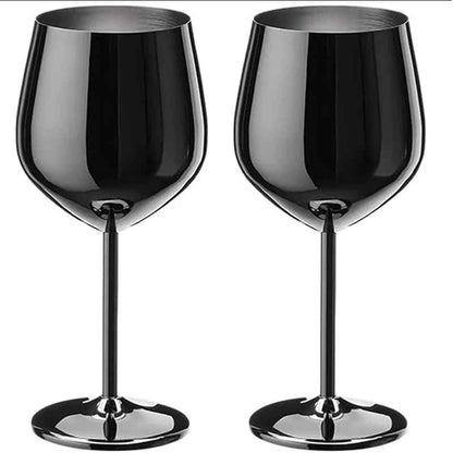 verre noir acier