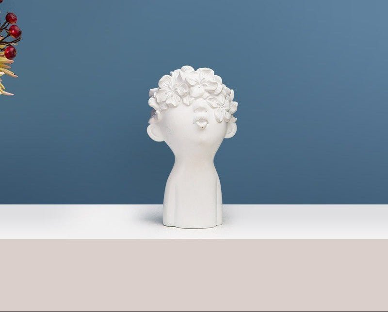 statuette blanche