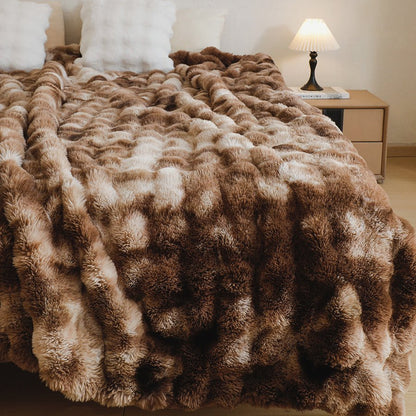 Couverture double face épaisse et chaude | Peluche Lapin
