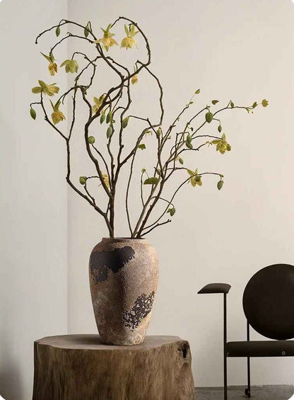 pot deco fleur