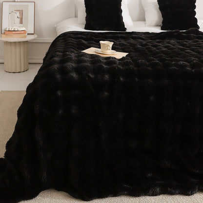 Couverture double face épaisse et chaude | Peluche Lapin