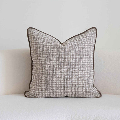 Housse de coussin | Jacquard Moka Vintage