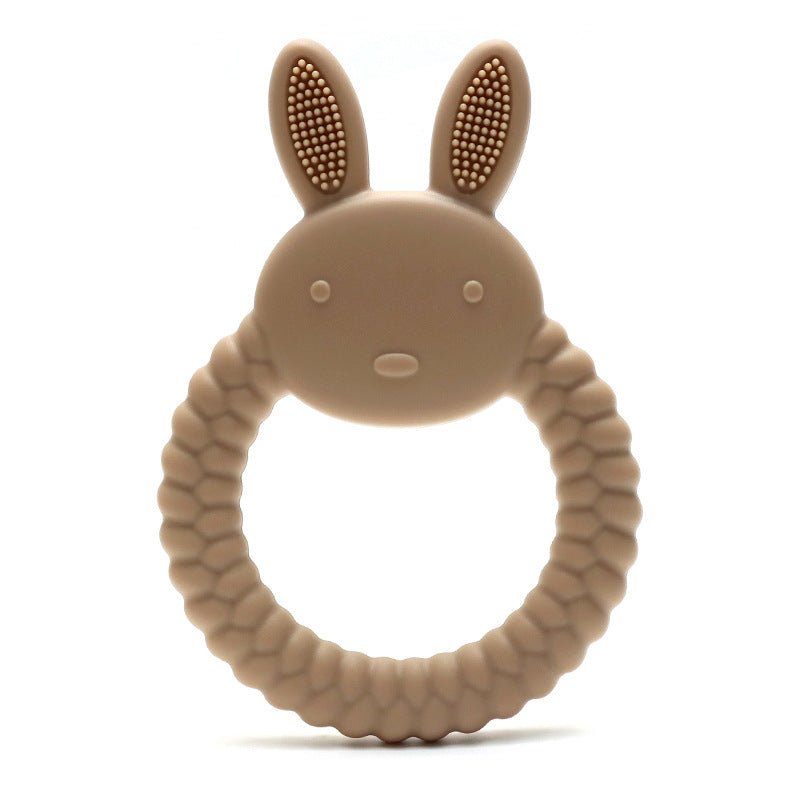 Anneau dentaire lapin silicone alimentaire | Sans BPA
