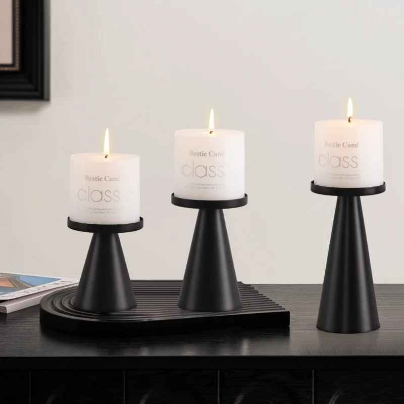 bourgeoir noir trois taille