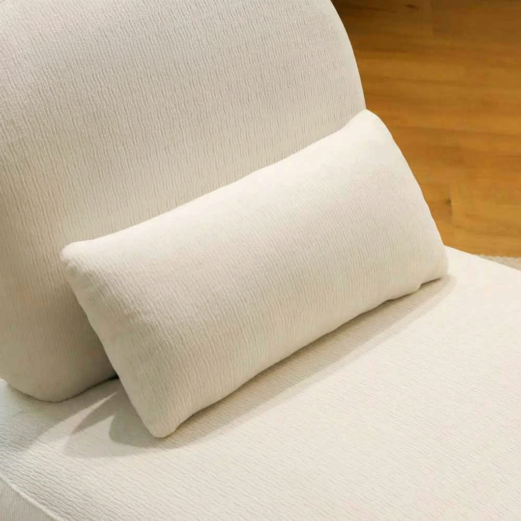 fauteuil blanc tissu