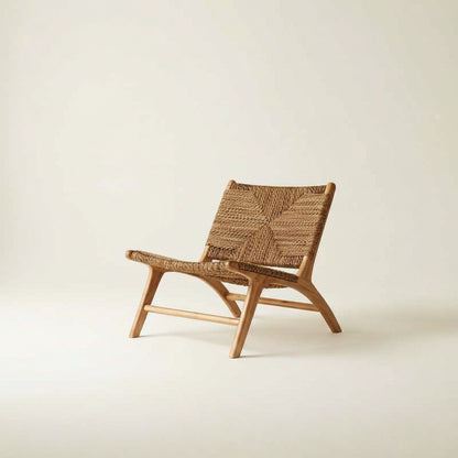 fauteuil rotin bois