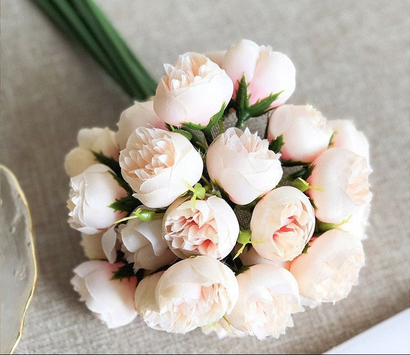 fleur pivoine orangé
