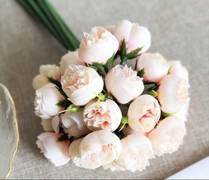 fleur pivoine orangé