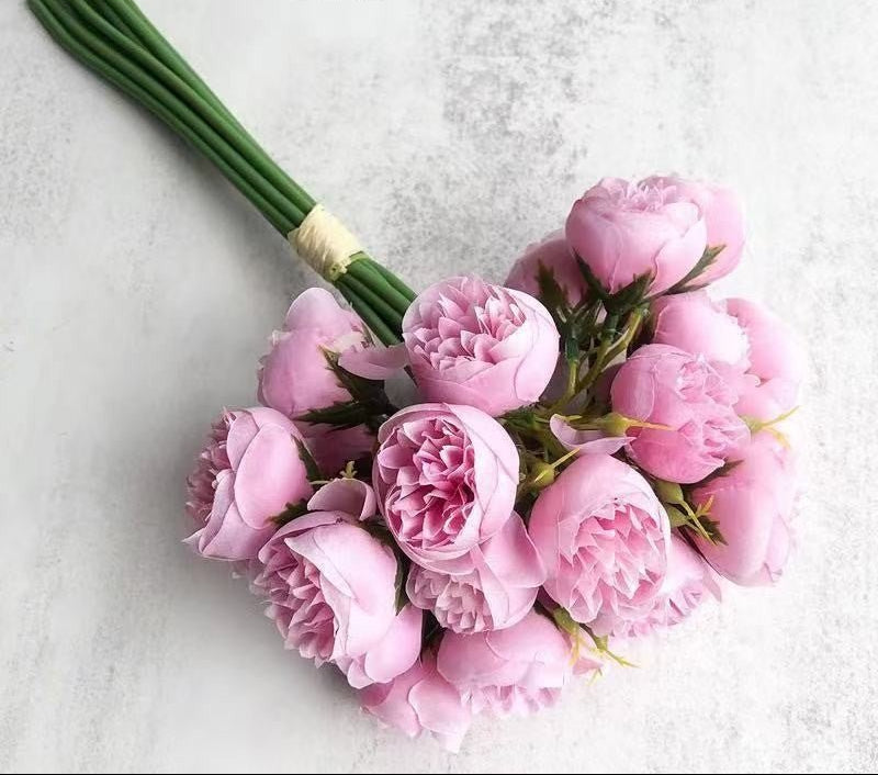 fleur pivoine rose violet