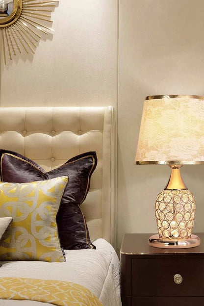 lampe chevet cristal