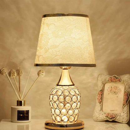 lampe cristal abat jour