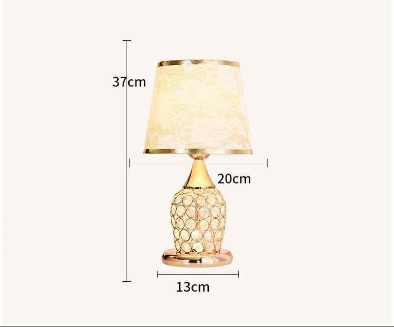 lampe de chevet taille