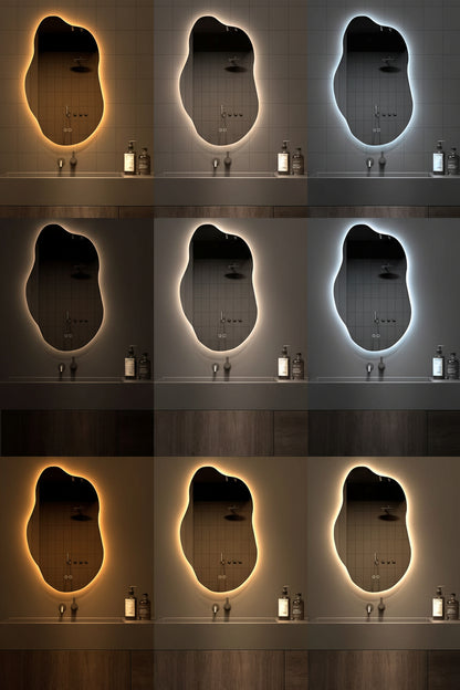 miroir led intensité