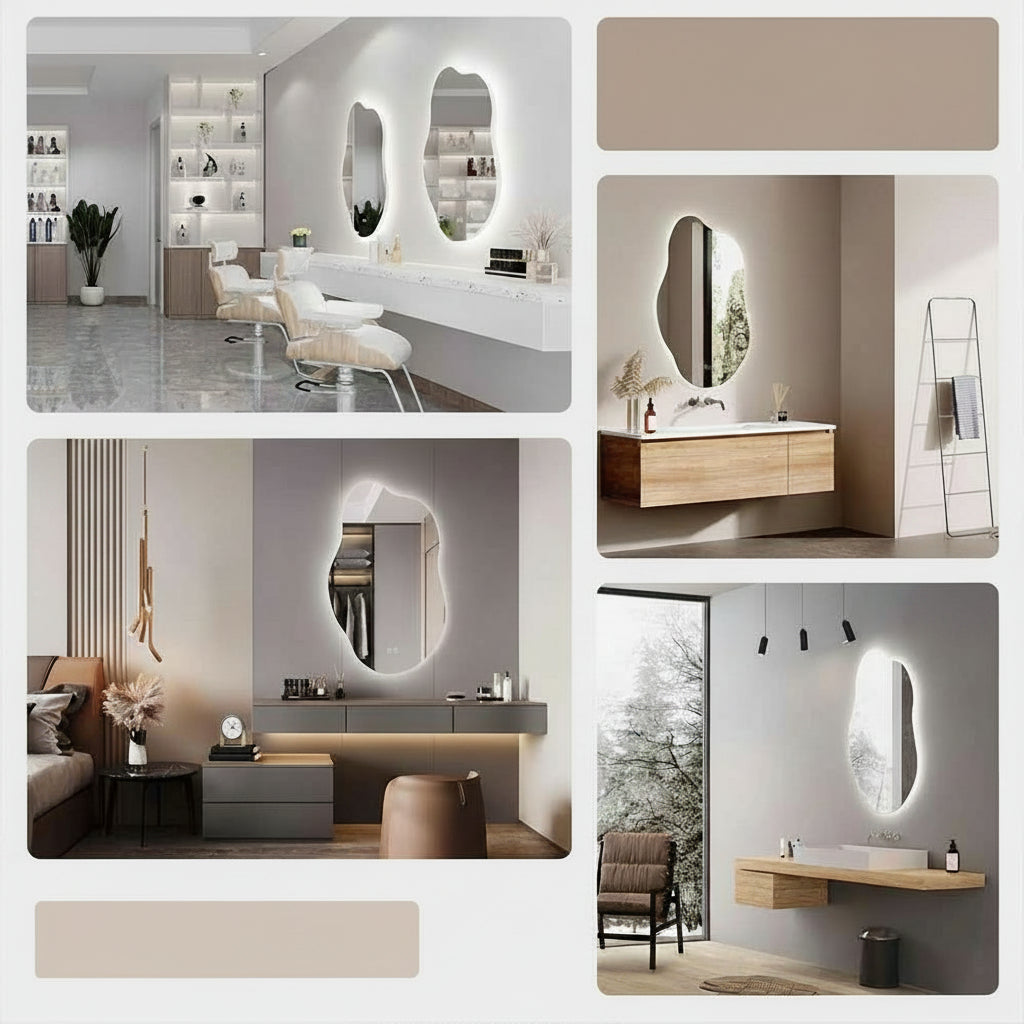miroir led maison