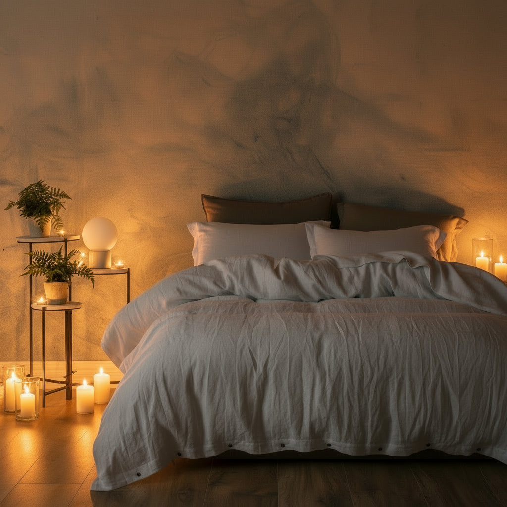 parure de couette 100% lin