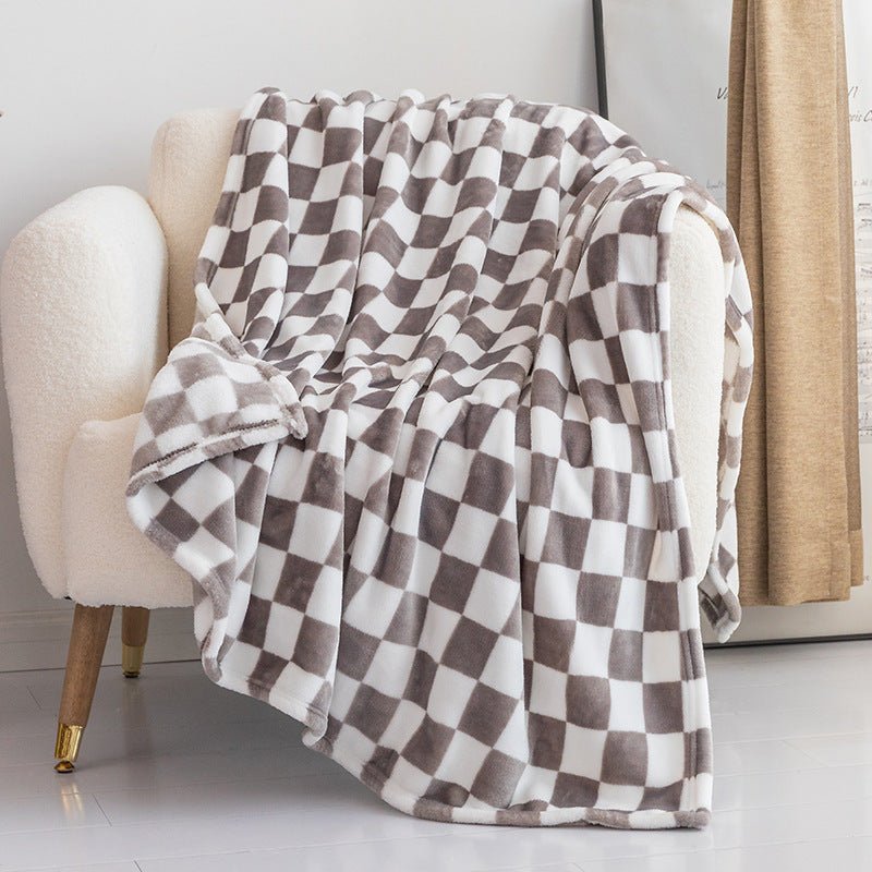 plaid marron