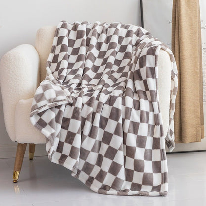 plaid marron