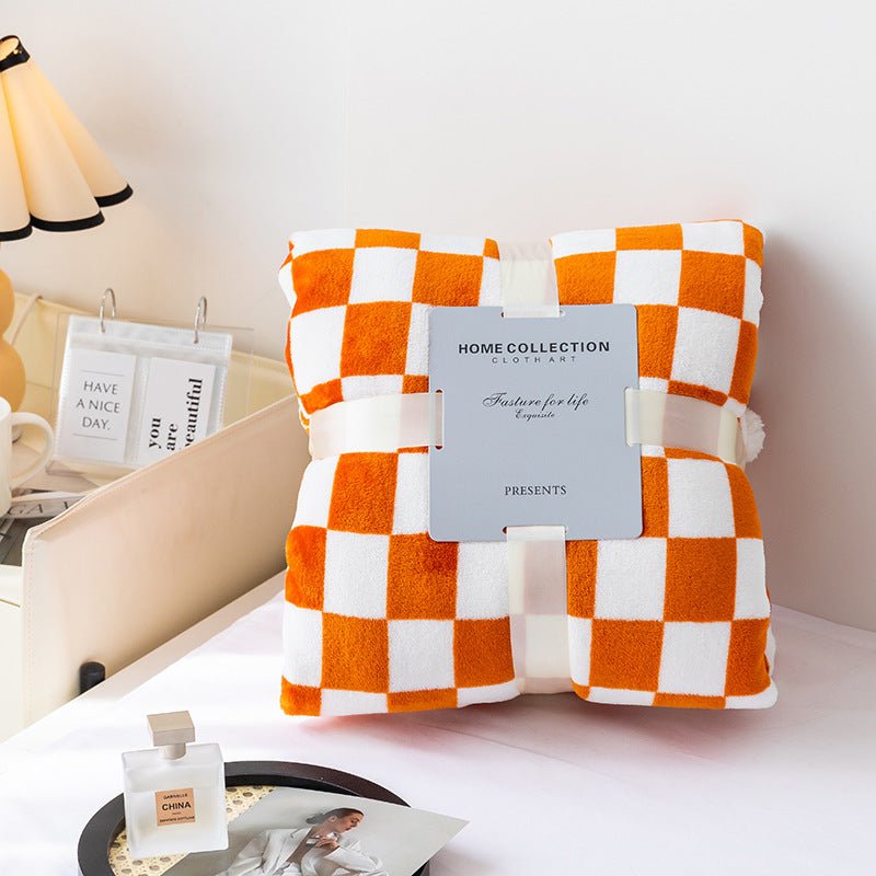 plaid orange