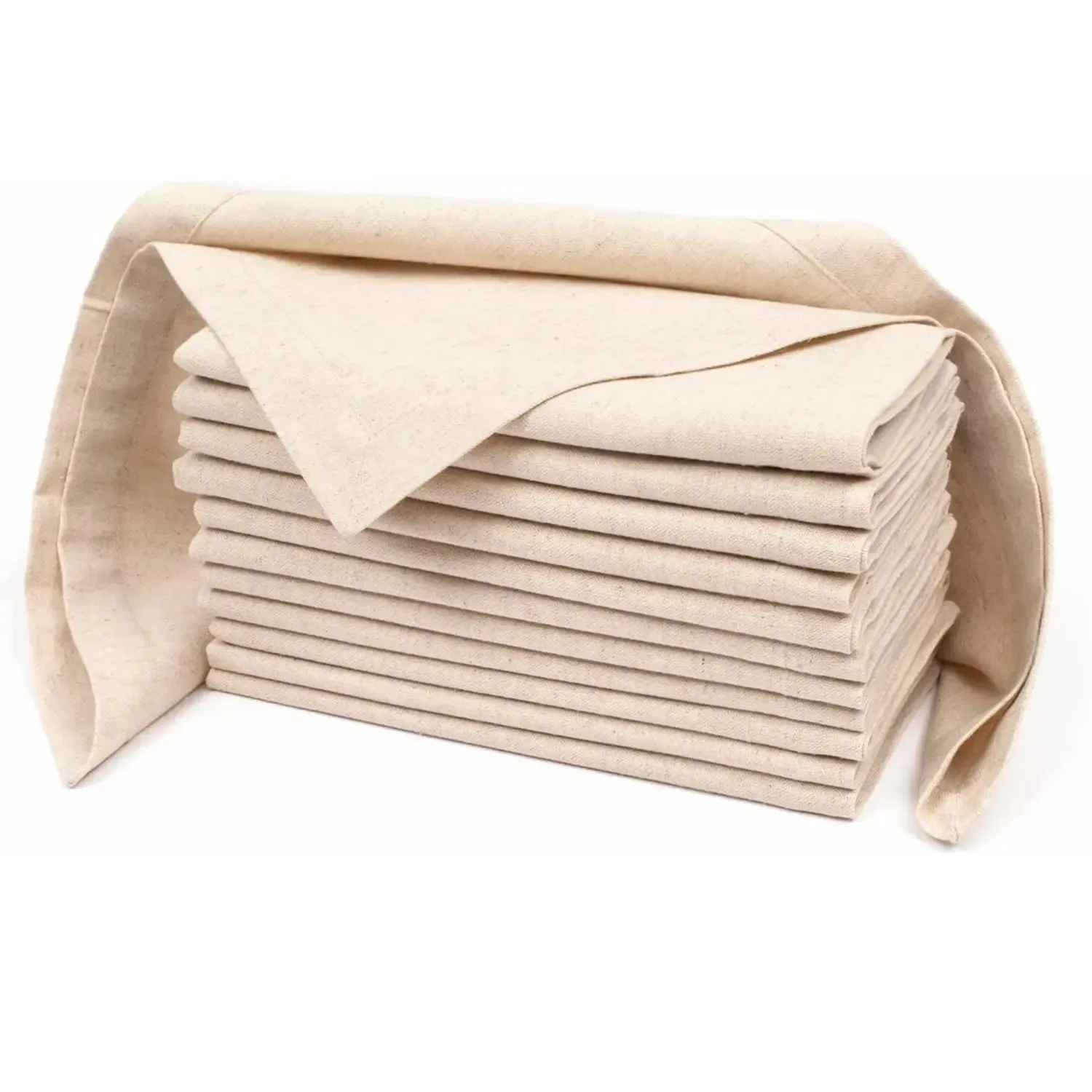 serviette de table beige