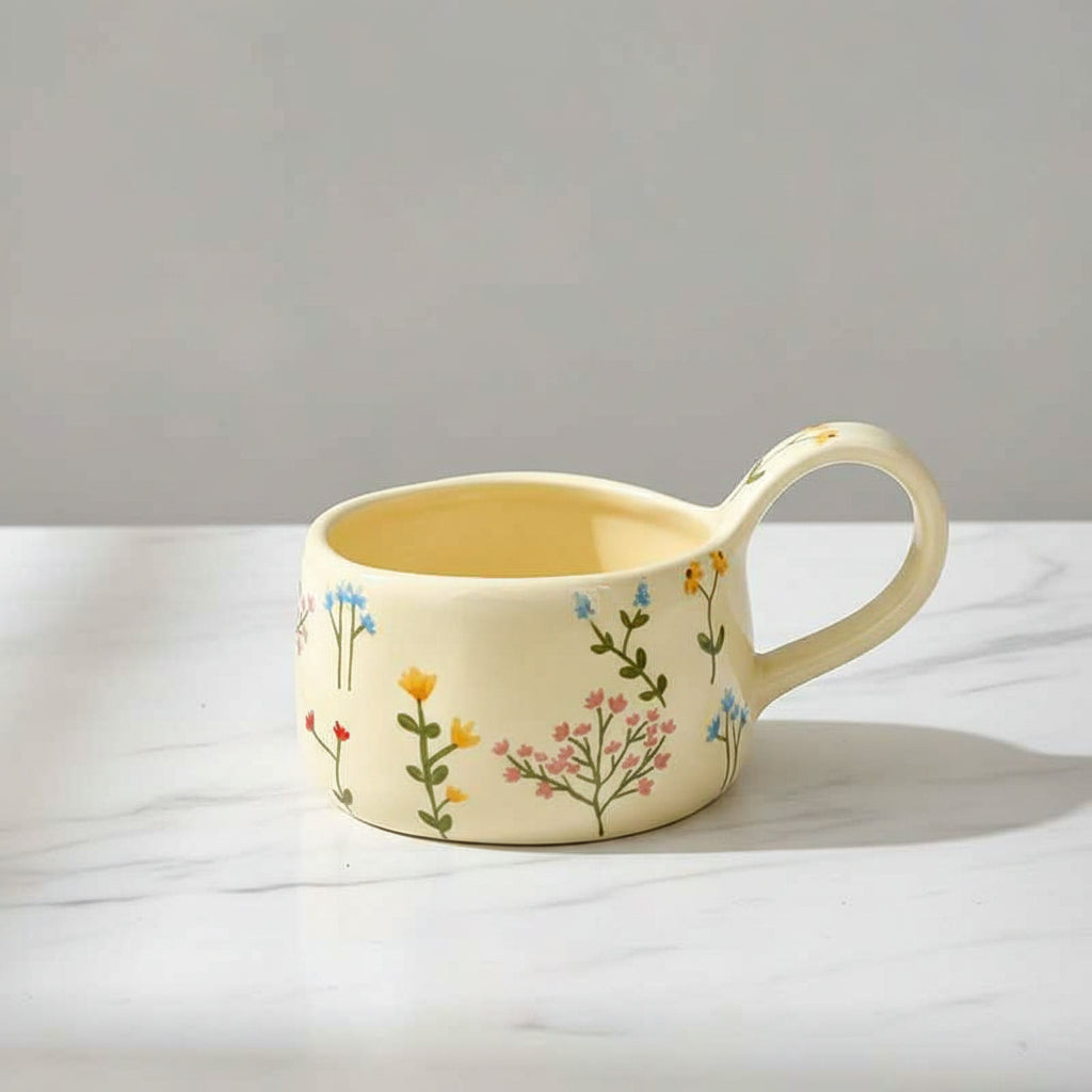 tasse ceramique peinte main