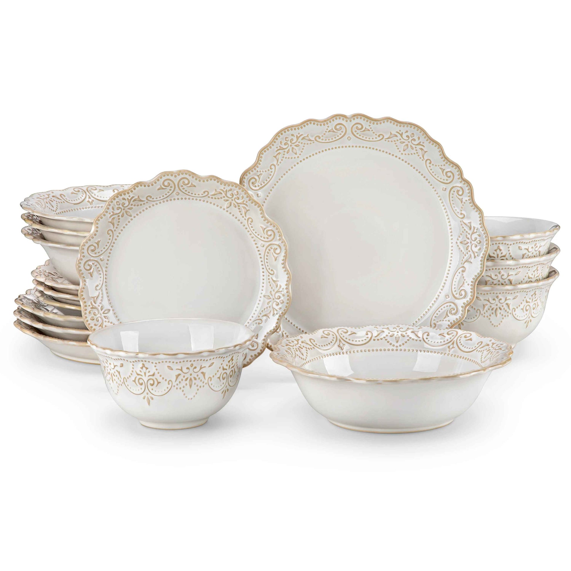 vaisselle blanc gré chic