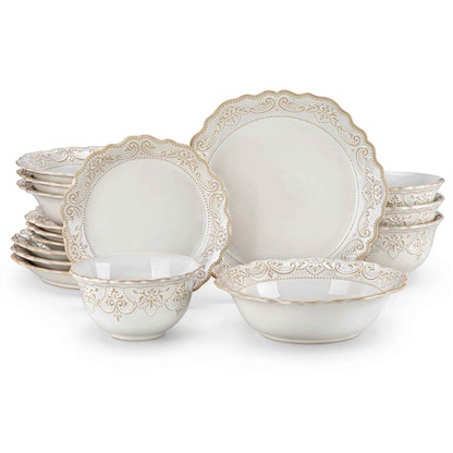 vaisselle blanc gré chic