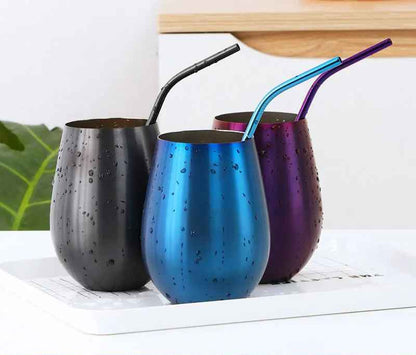 verre bleu noir acier
